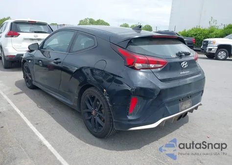 2019 Hyundai Veloster Turbo R-Spec z USA, uszkodzony, nr VIN KMHTH6AB4KU011518